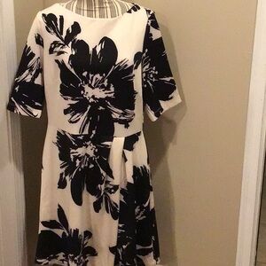 Julian Taylor Floral Zippered Dress Size 16